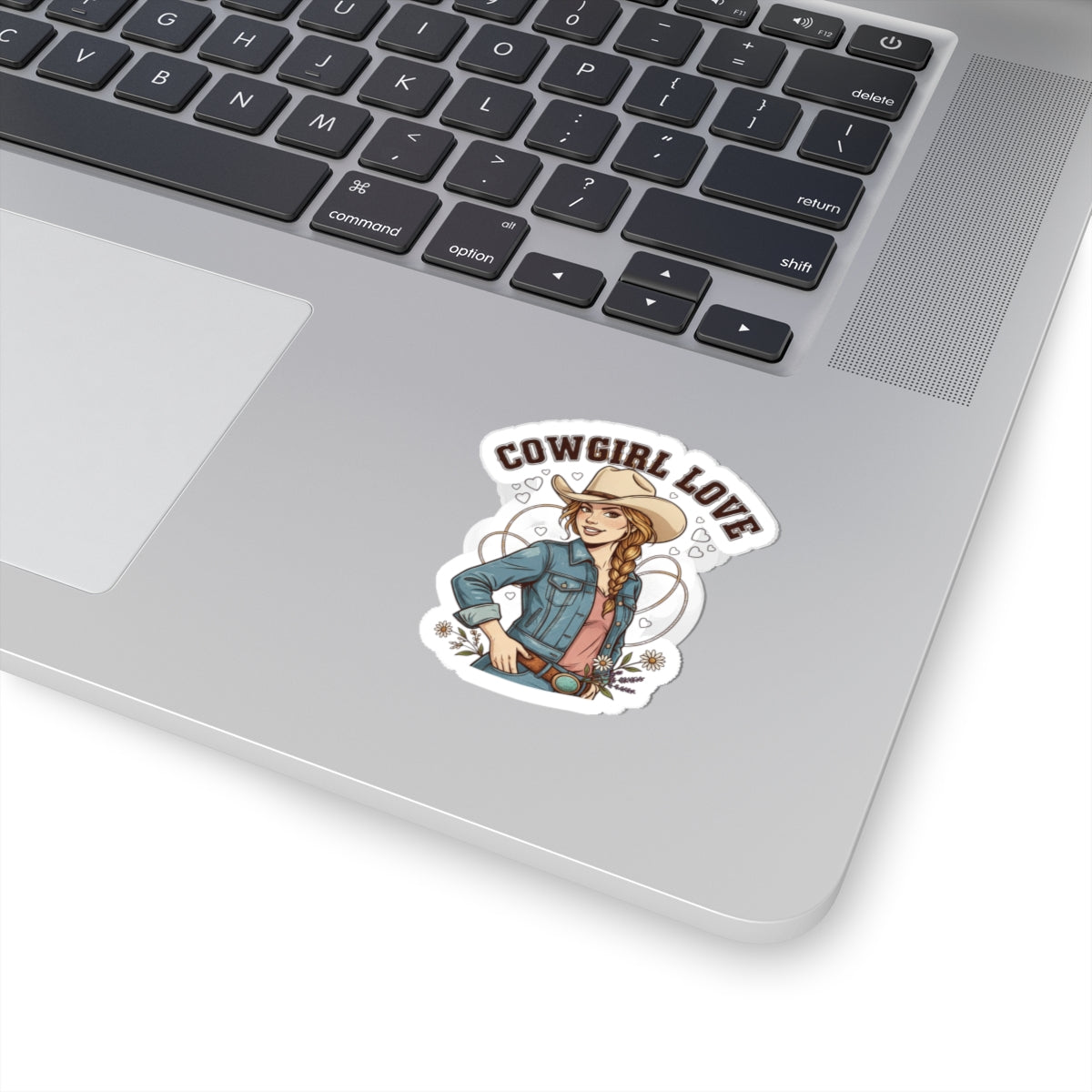 Cowgirl Love Sticker | Western Valentine, Boot Heart Cowgirl Sticker
