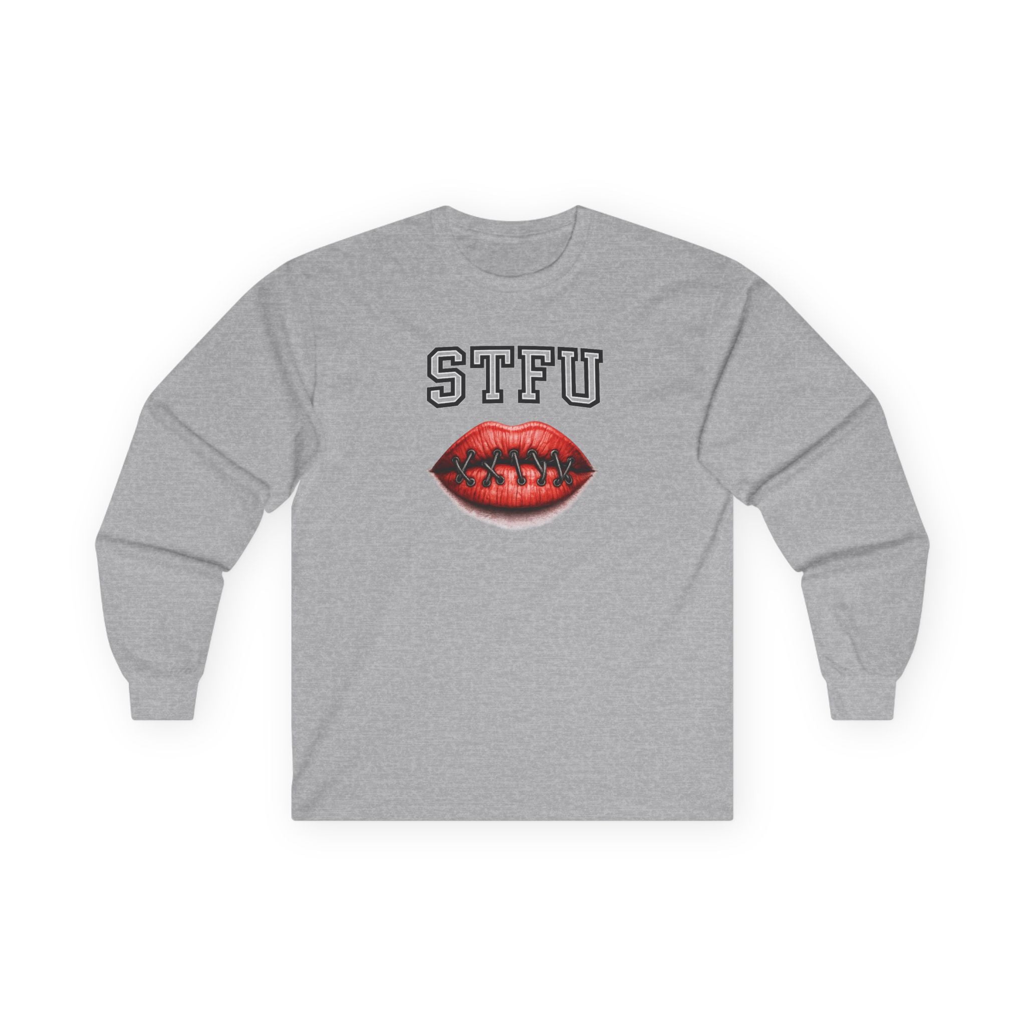 STFU Football Lips Tee | Football Lip Graphic Long Sleeve