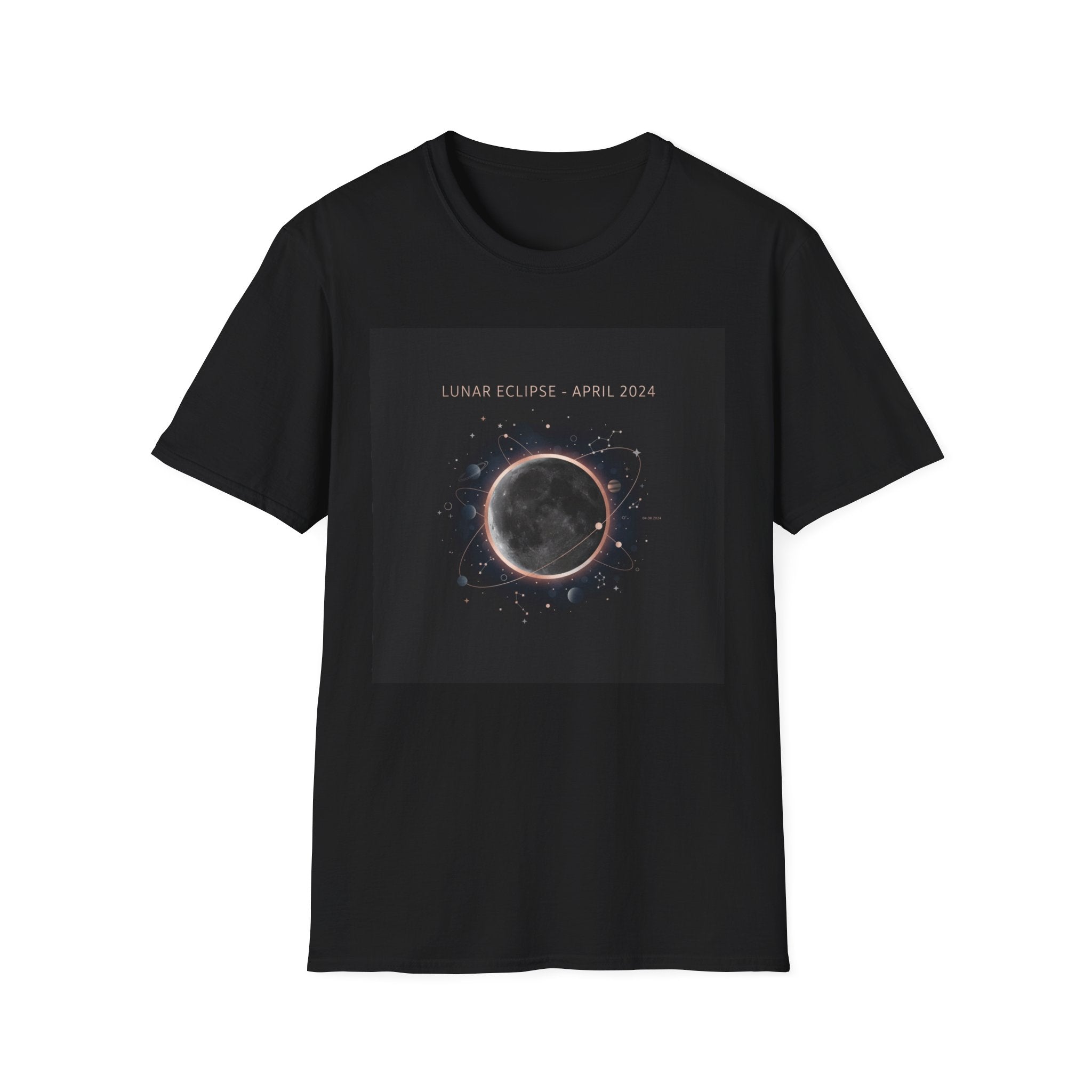 Lunar Eclipse Tee | astronomy design, star map poster