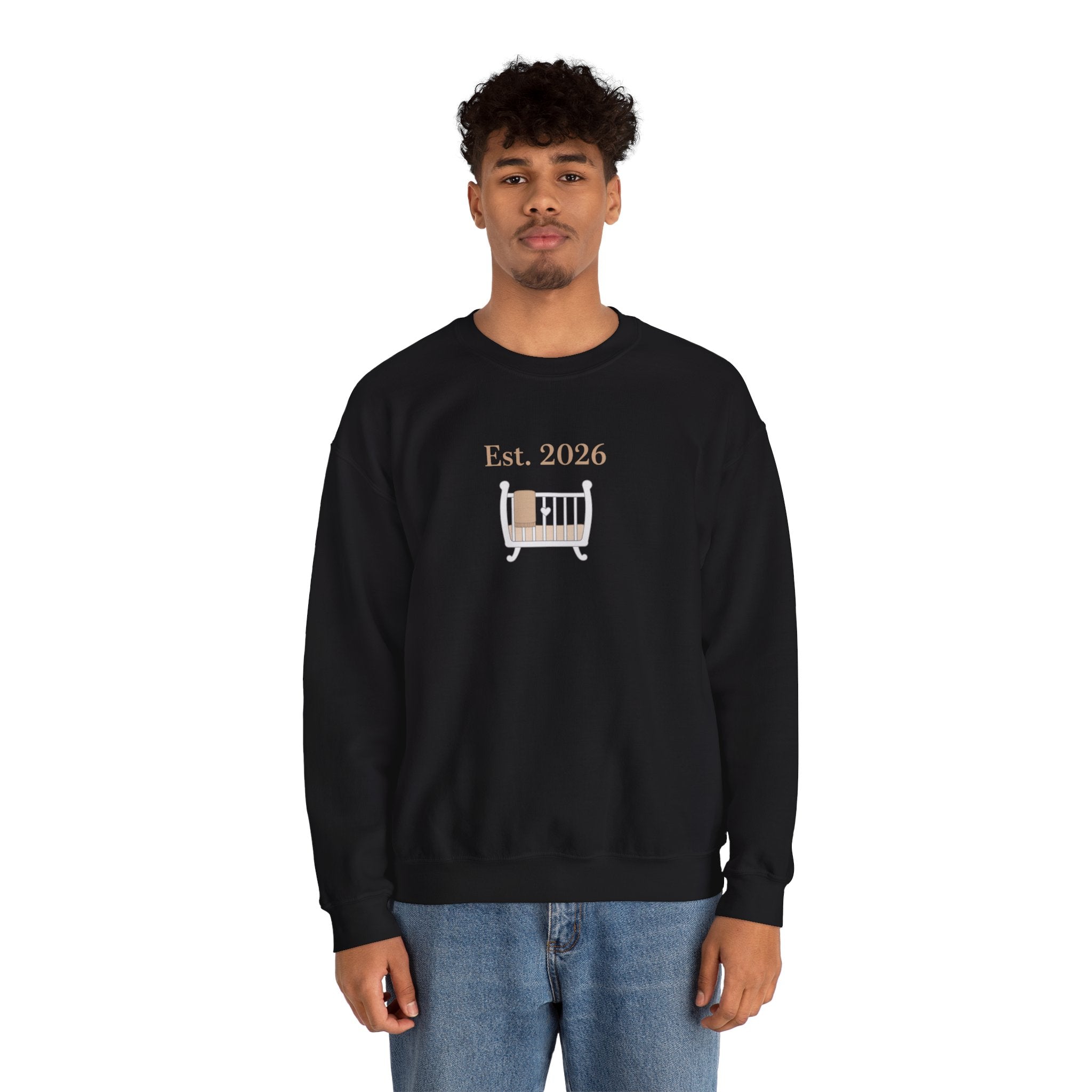 Est. 2026 New Parent Crewneck Sweatshirt | New Dad Est 2026