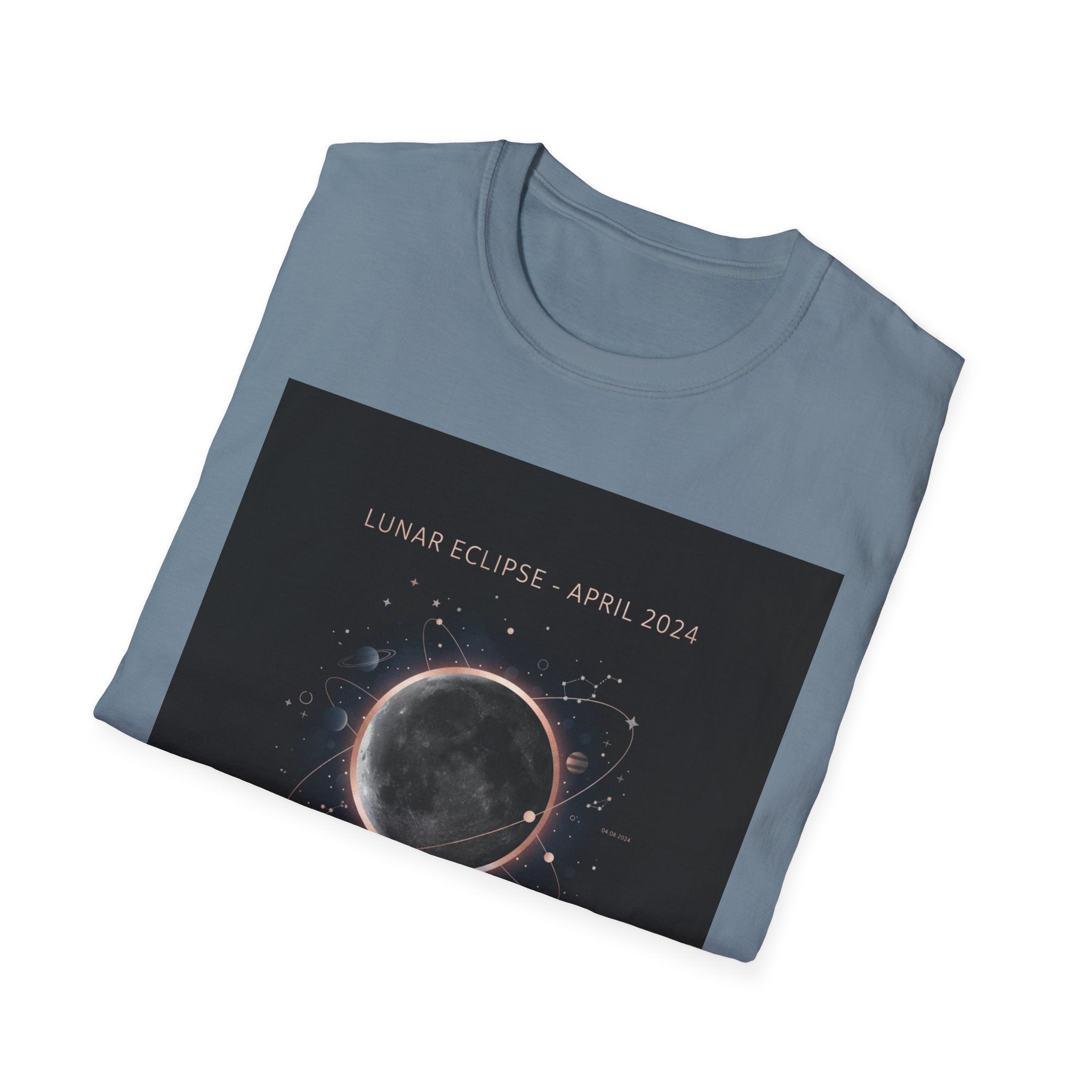 Lunar Eclipse Tee | astronomy design, star map poster