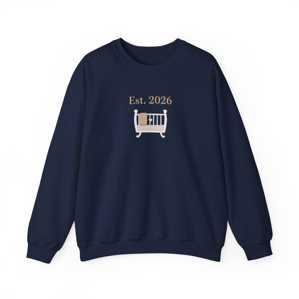 Est. 2026 New Parent Crewneck Sweatshirt | New Dad Est 2026