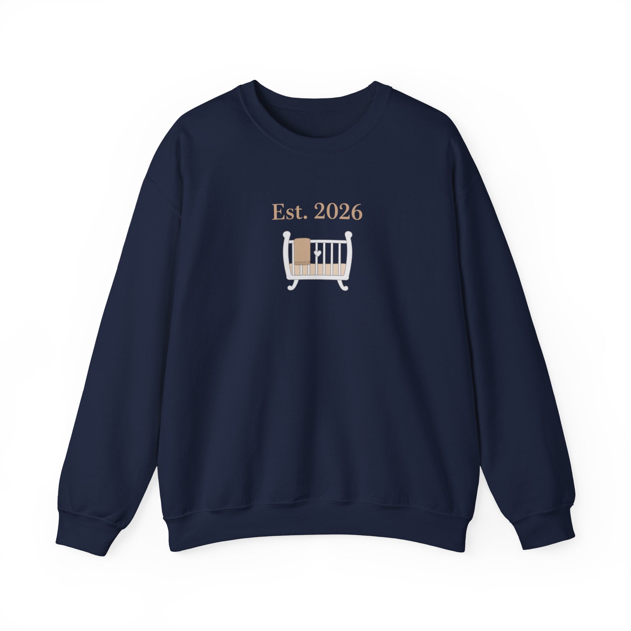 Est. 2026 New Parent Crewneck Sweatshirt | New Dad Est 2026