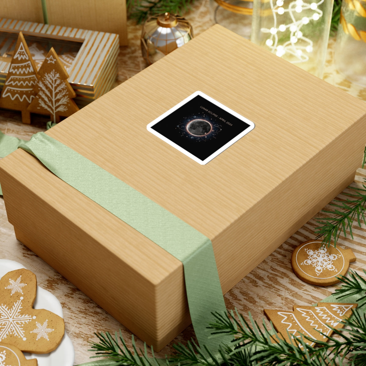 Lunar Eclipse Sticker | celestial event, astronomy design