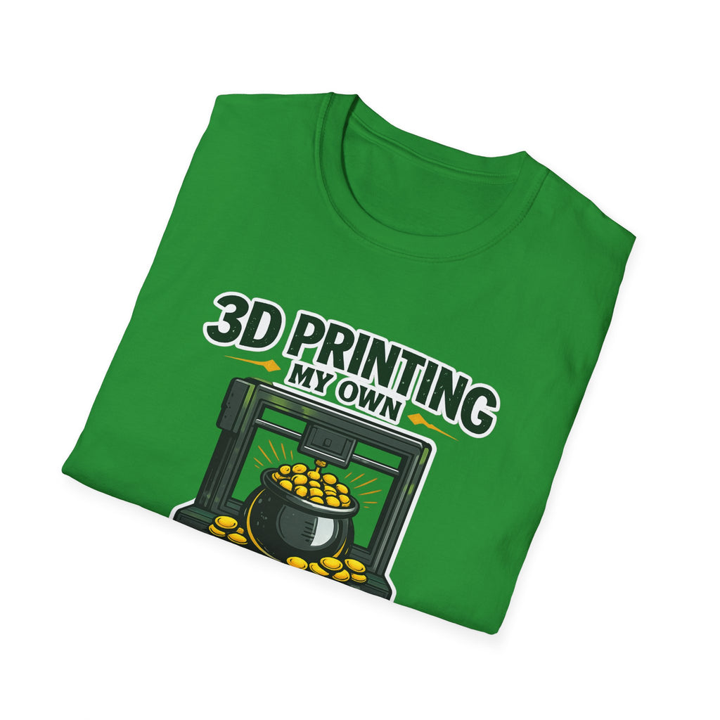 3D Printing My Pot of Gold T-Shirt | Funny Maker St. Patrick’s Day Tee | 3D Printer Shamrock Graphic