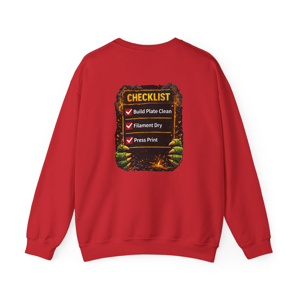 3D Printer Monster Crushing It sweatshirt | I'm Crushing It 3D Printing Crewneck