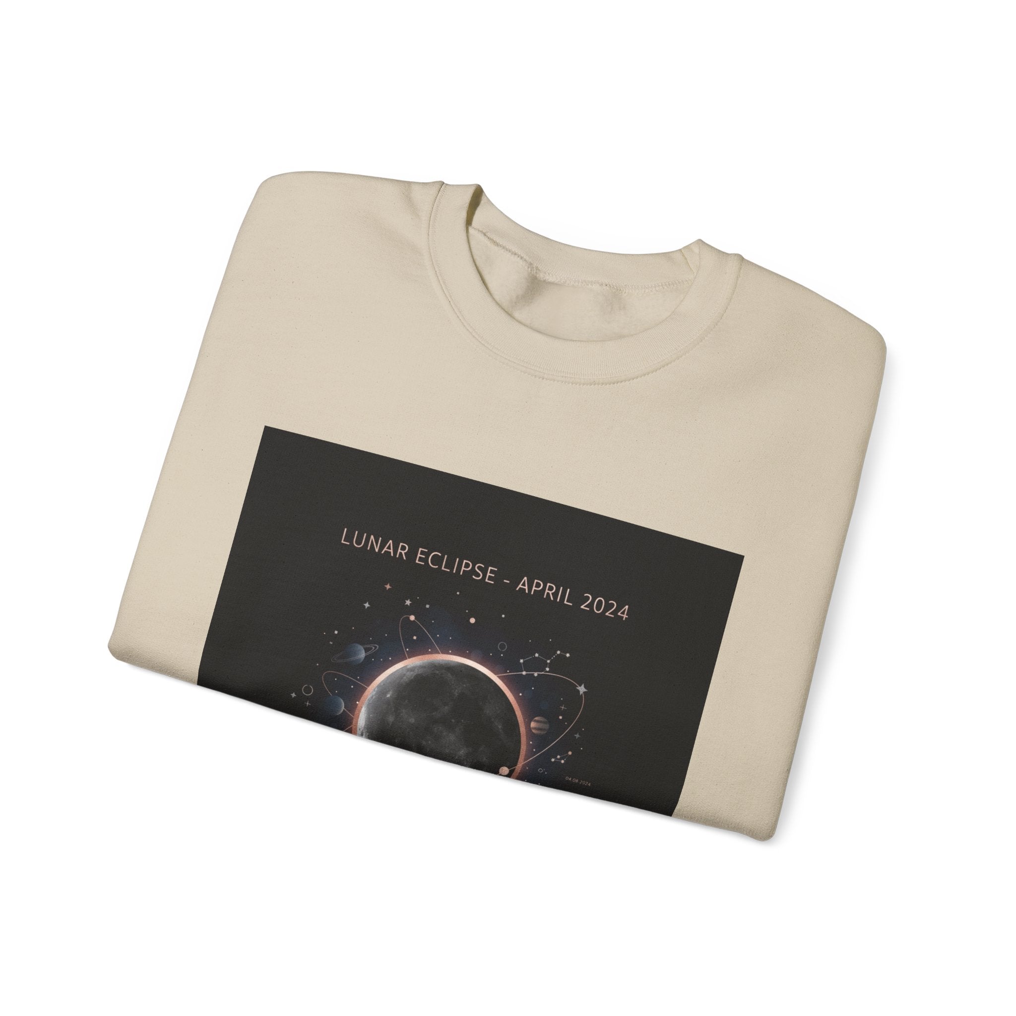 Lunar Eclipse Diagram Sweatshirt | astronomy design, star map poster