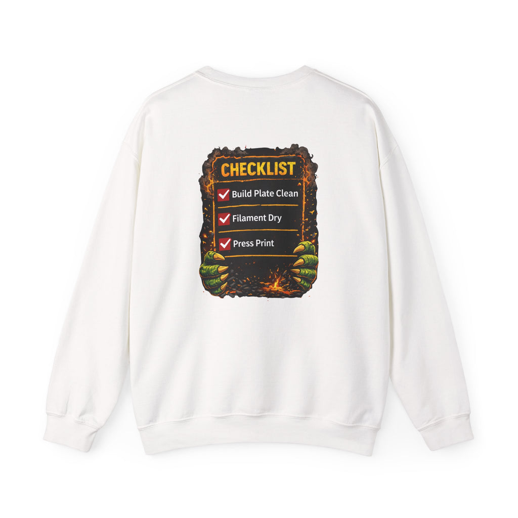 3D Printer Monster Crushing It sweatshirt | I'm Crushing It 3D Printing Crewneck