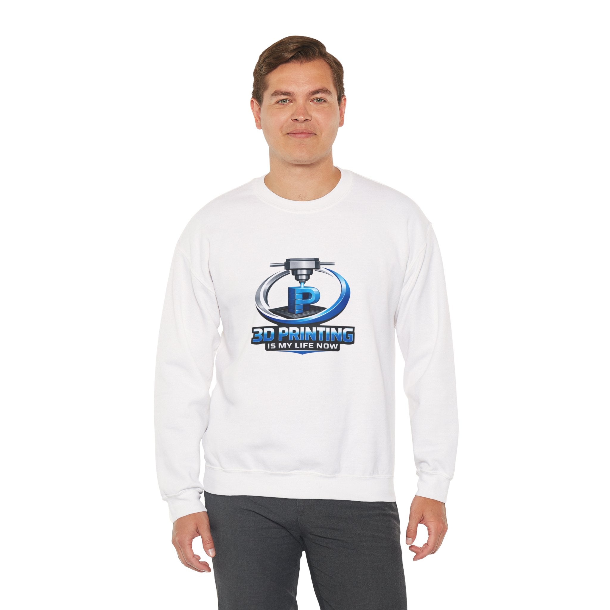3D Printing Is My Life Now Sweatshirt | 3D Printer Logo Crewneck