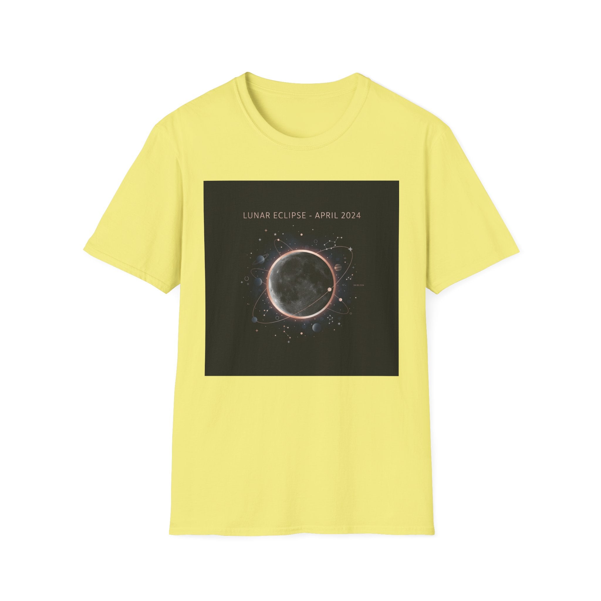 Lunar Eclipse Tee | astronomy design, star map poster