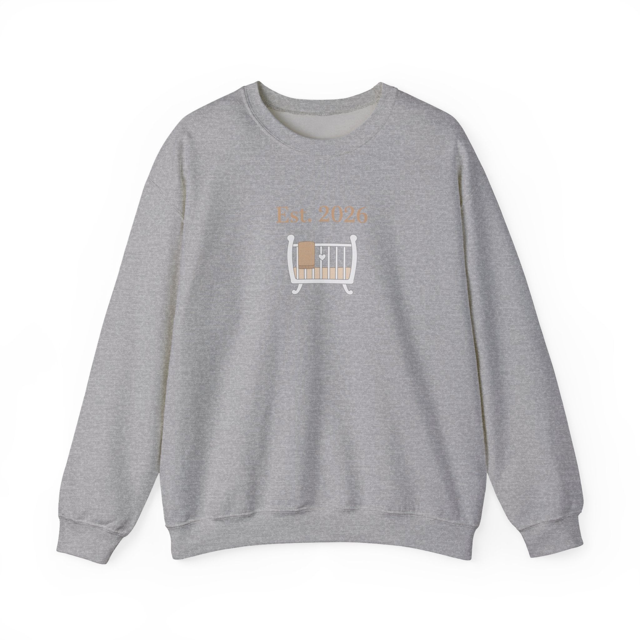 Est. 2026 New Parent Crewneck Sweatshirt | New Dad Est 2026