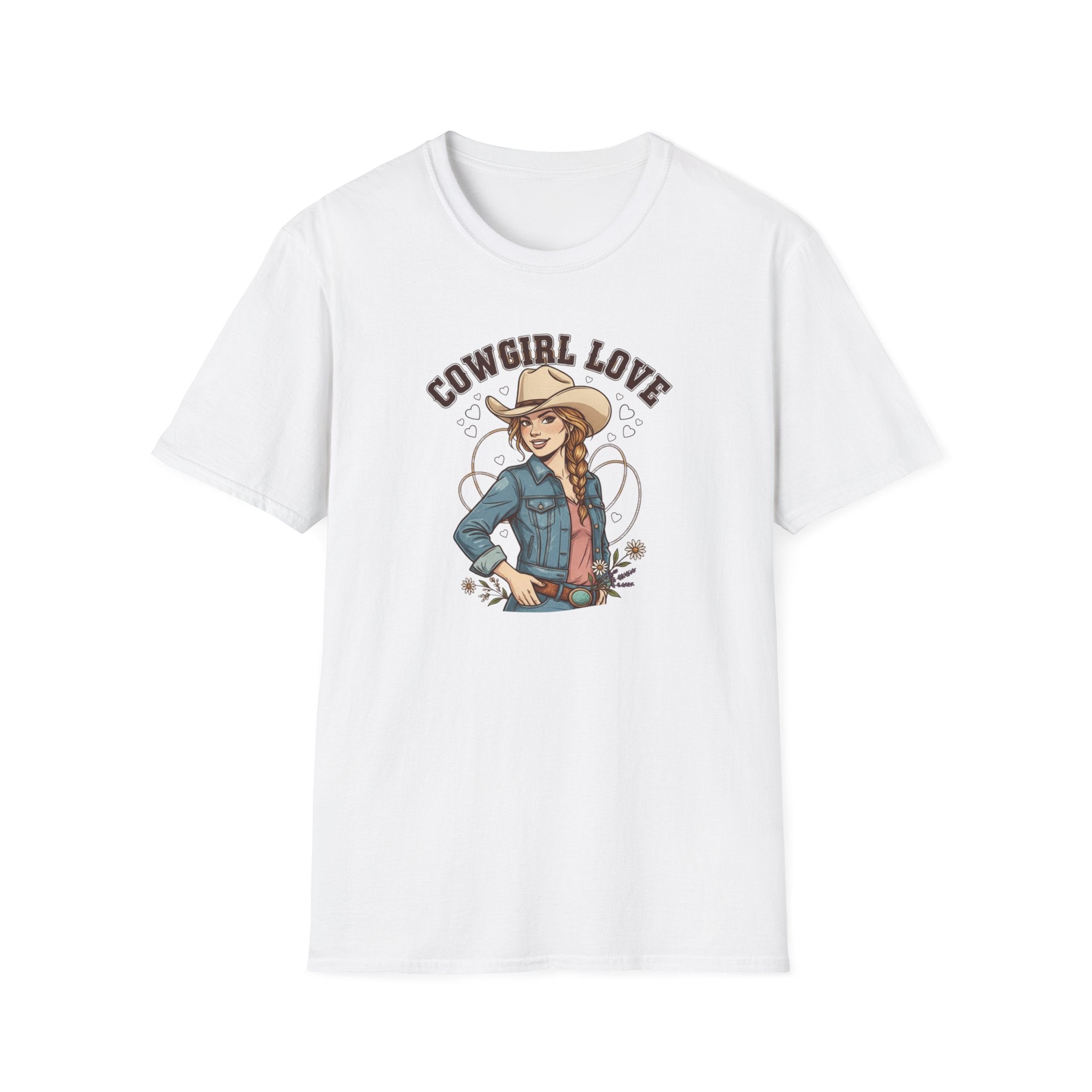 Cowgirl Love Tee | Western Valentine cowboy valentine, boot heart design