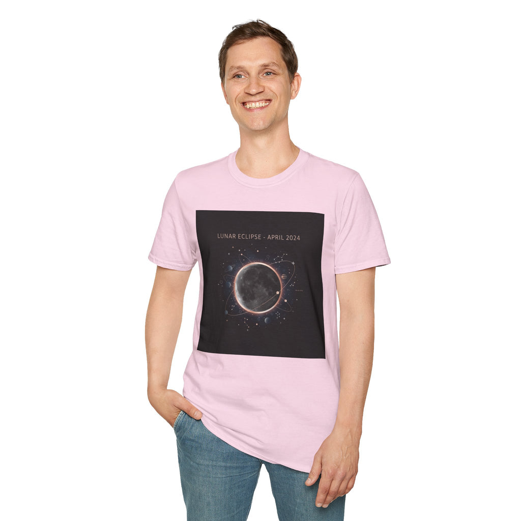 Lunar Eclipse Tee | astronomy design, star map poster