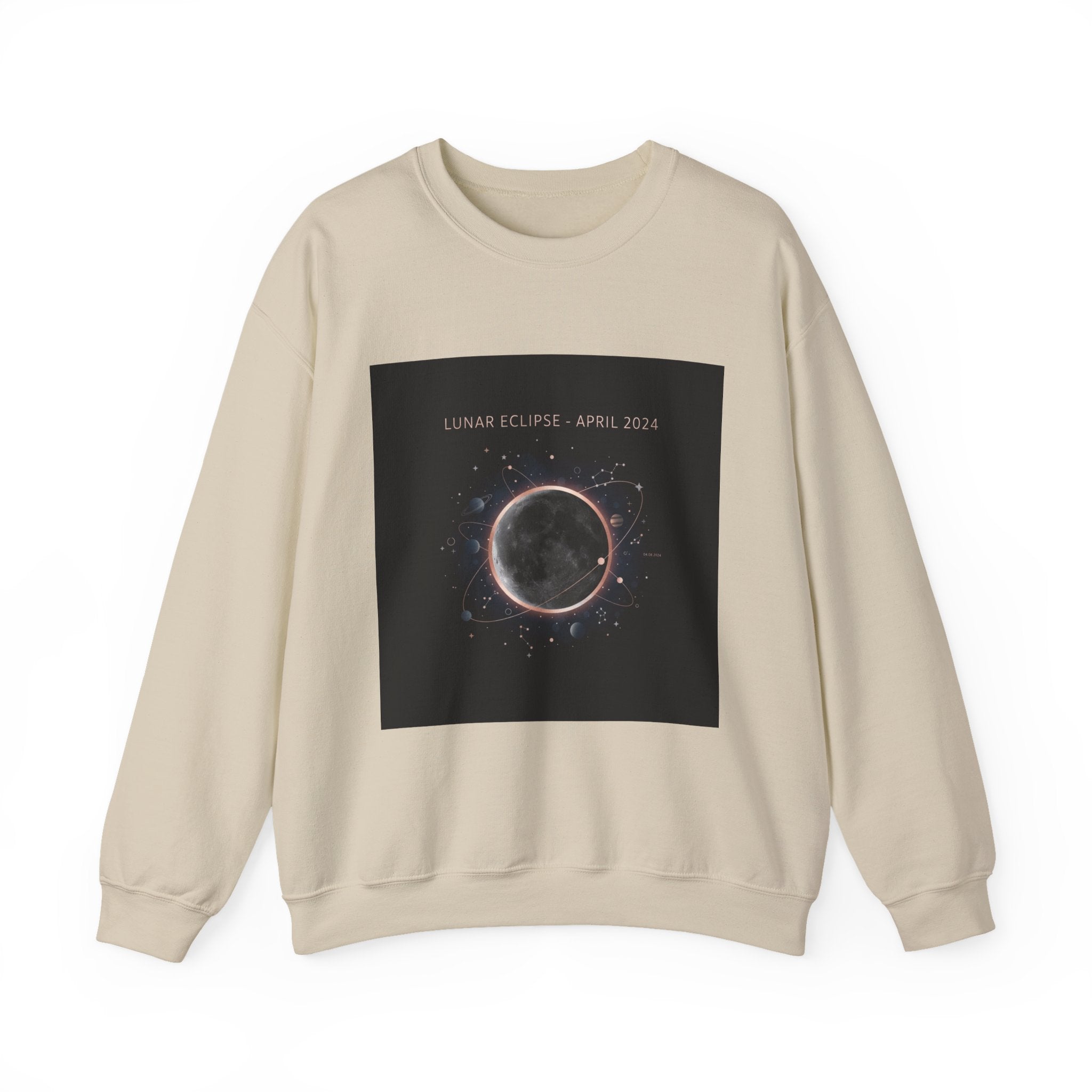 Lunar Eclipse Diagram Sweatshirt | astronomy design, star map poster