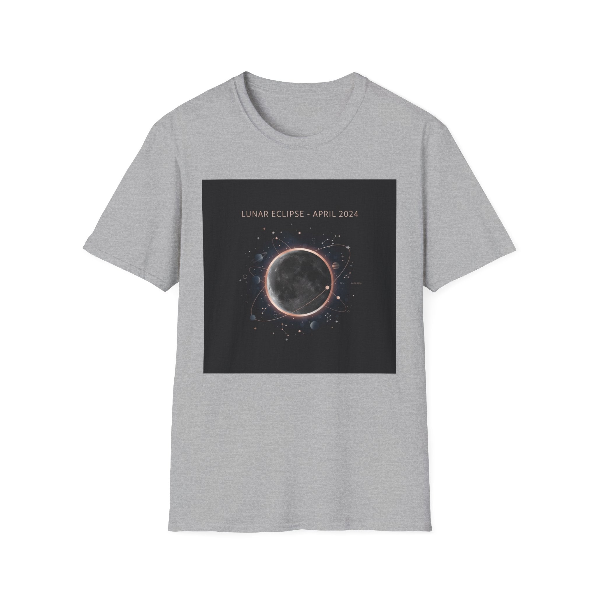 Lunar Eclipse Tee | astronomy design, star map poster