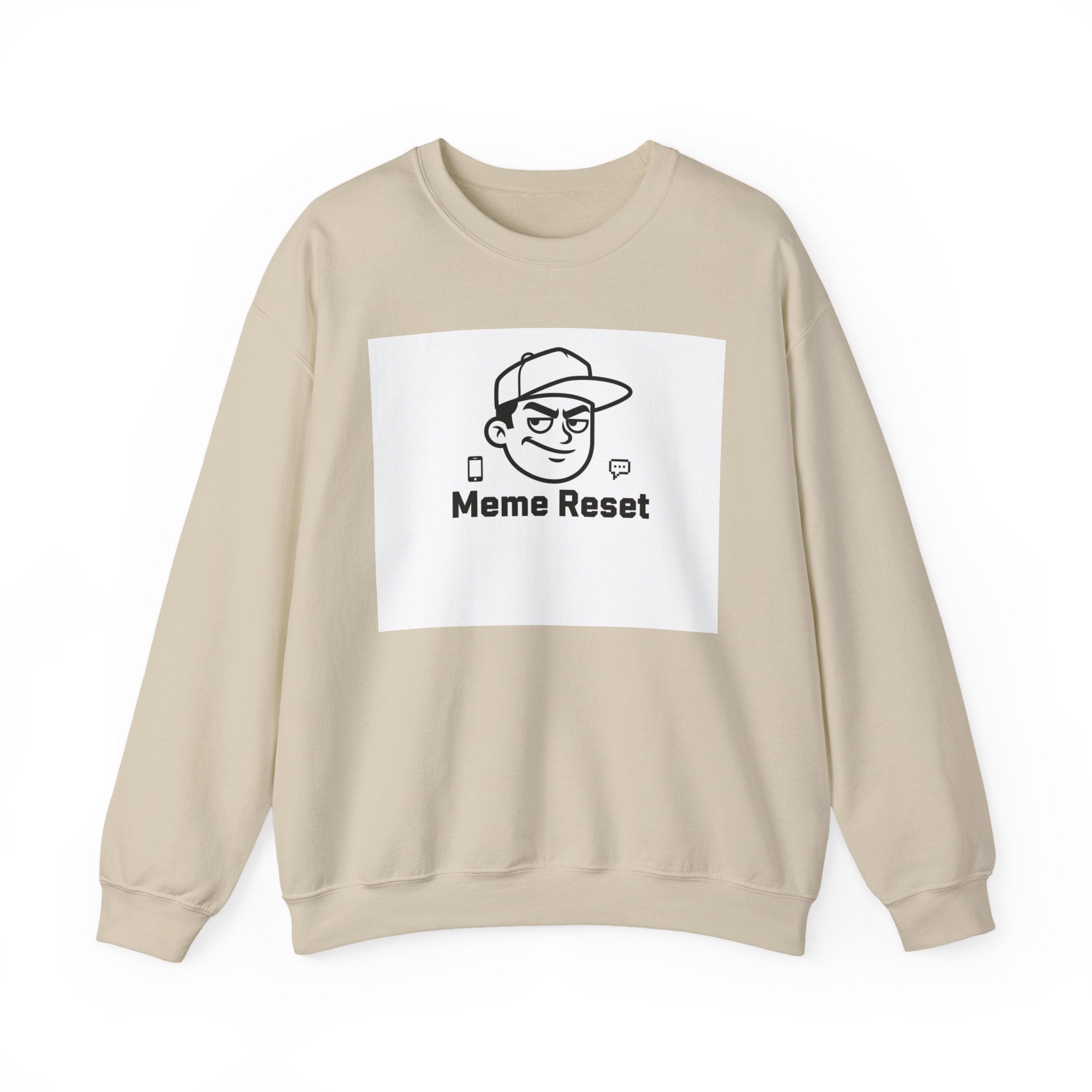 Meme Reset Crewneck Sweatshirt | internet nostalgia, throwback memes