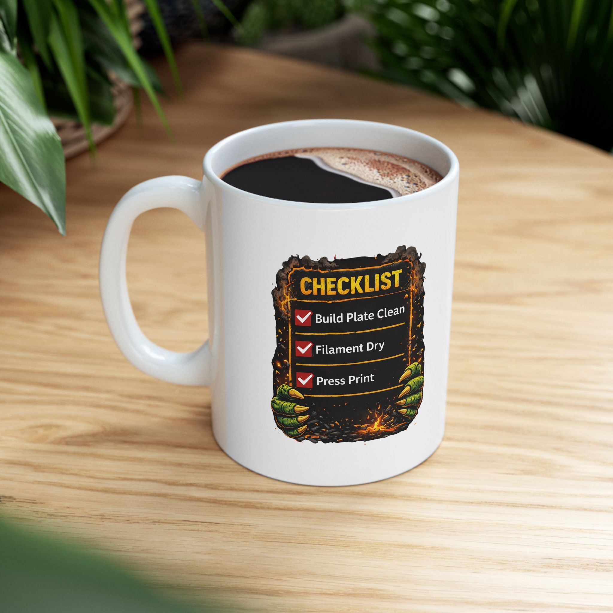 I'm Crushing 3D Printing Ceramic Mug | Monster Crashing 3D Printer Design