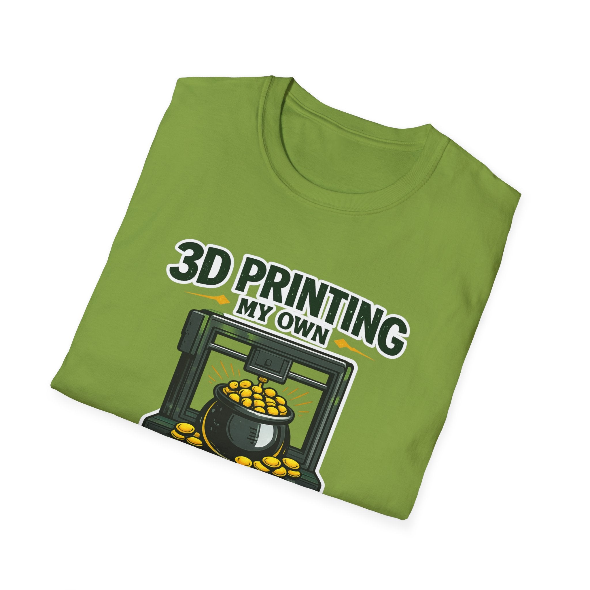 3D Printing My Pot of Gold T-Shirt | Funny Maker St. Patrick’s Day Tee | 3D Printer Shamrock Graphic