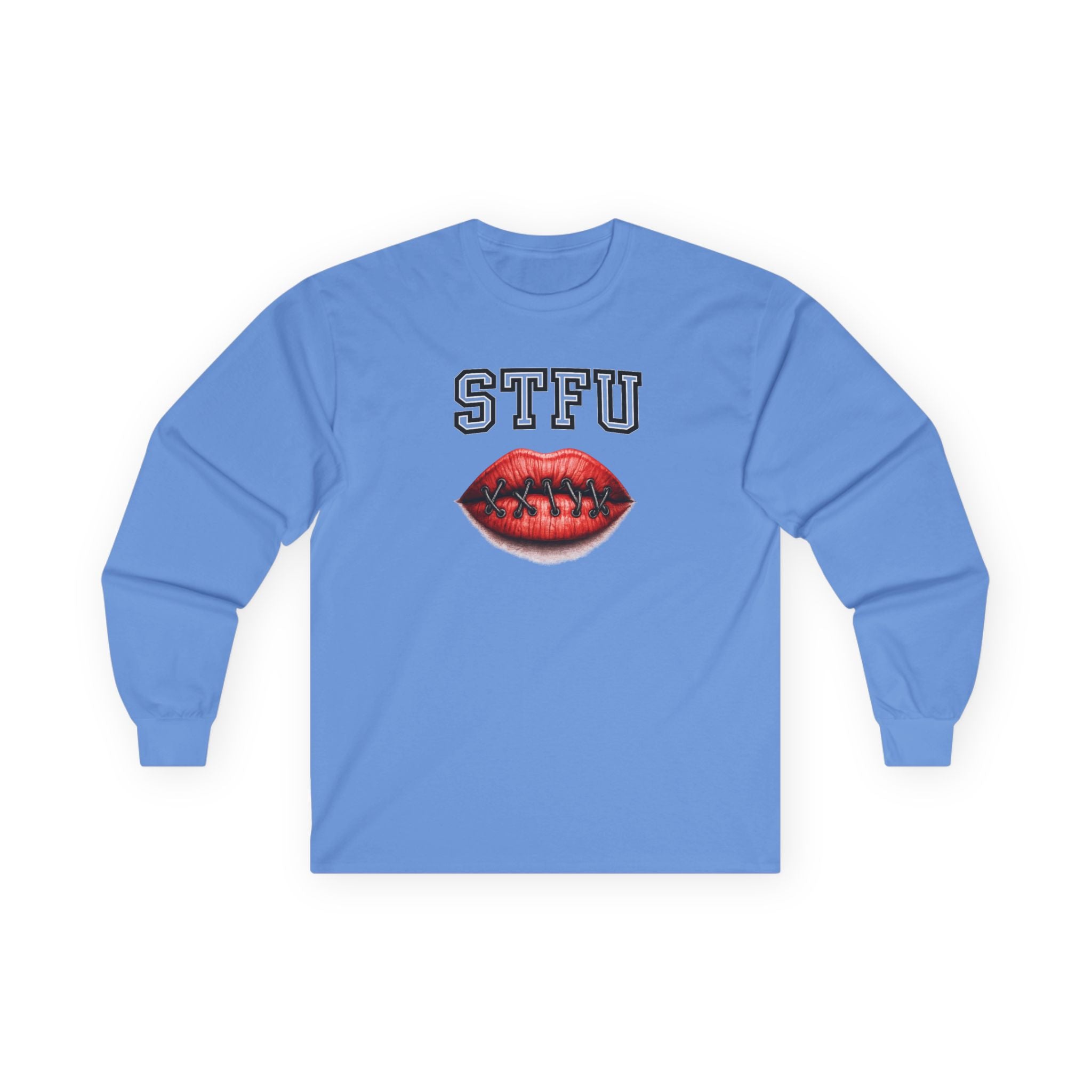 STFU Football Lips Tee | Football Lip Graphic Long Sleeve