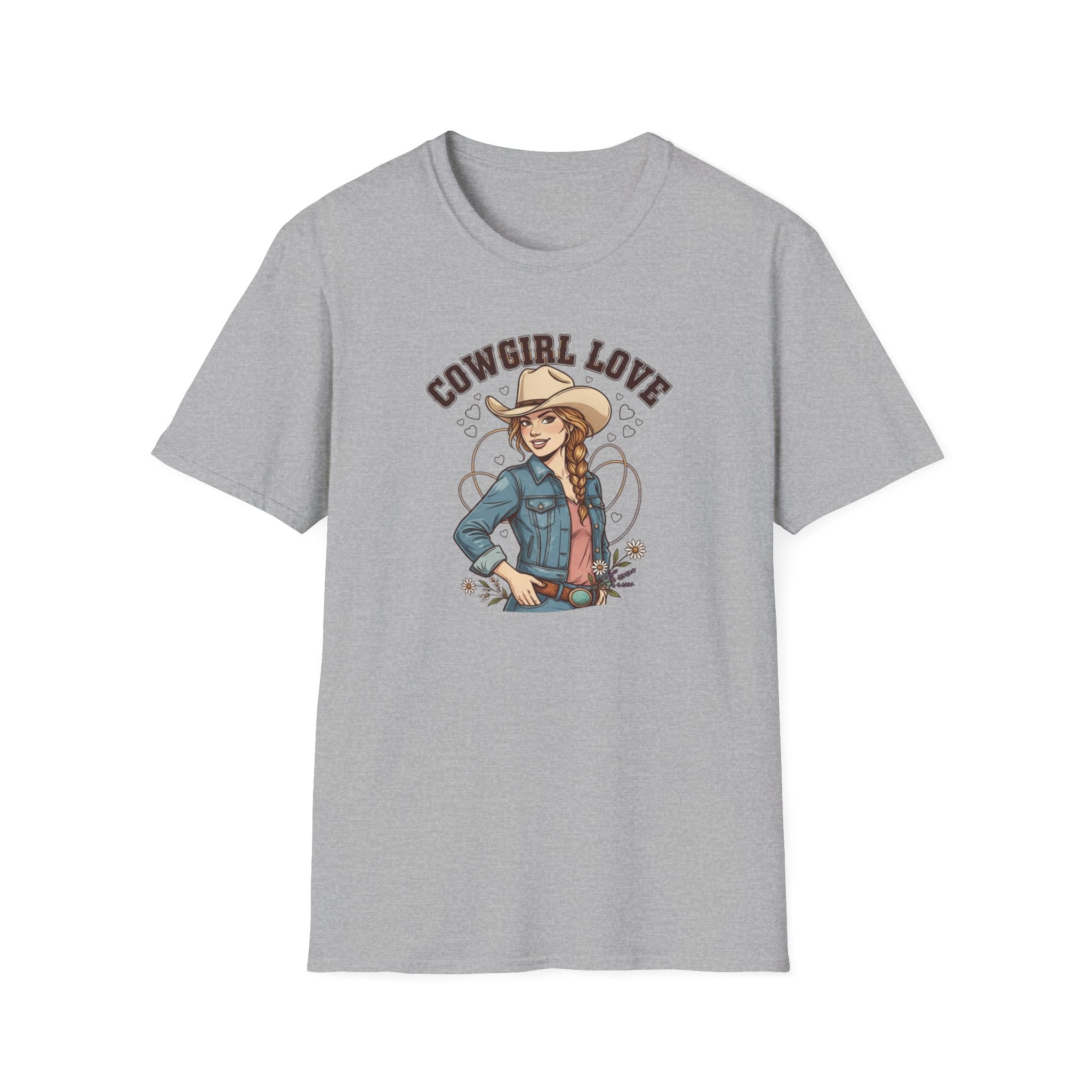 Cowgirl Love Tee | Western Valentine cowboy valentine, boot heart design