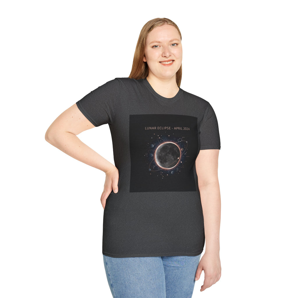 Lunar Eclipse Tee | astronomy design, star map poster