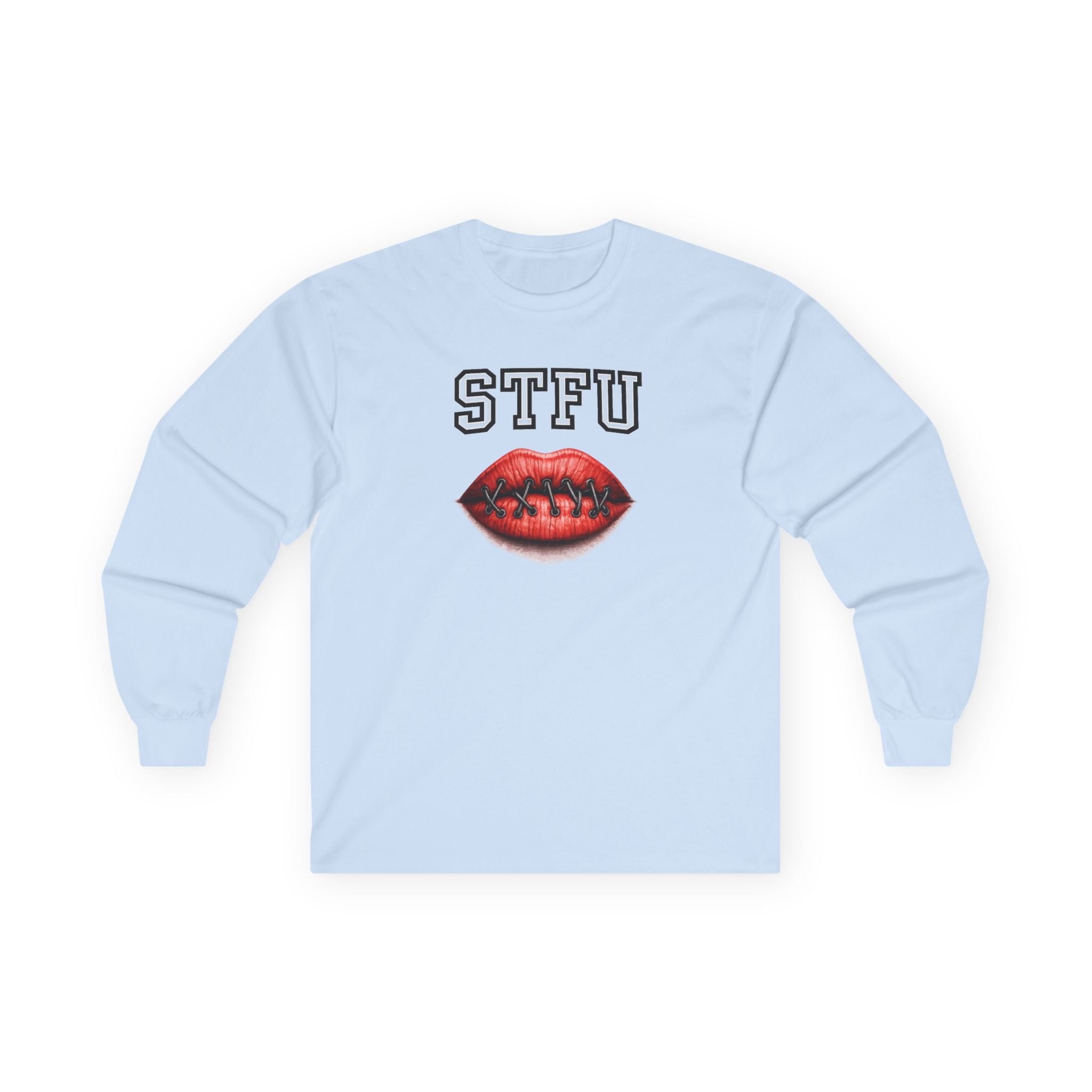 STFU Football Lips Tee | Football Lip Graphic Long Sleeve