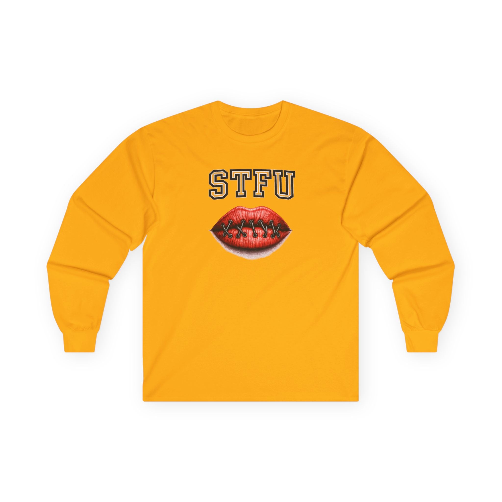 STFU Football Lips Tee | Football Lip Graphic Long Sleeve