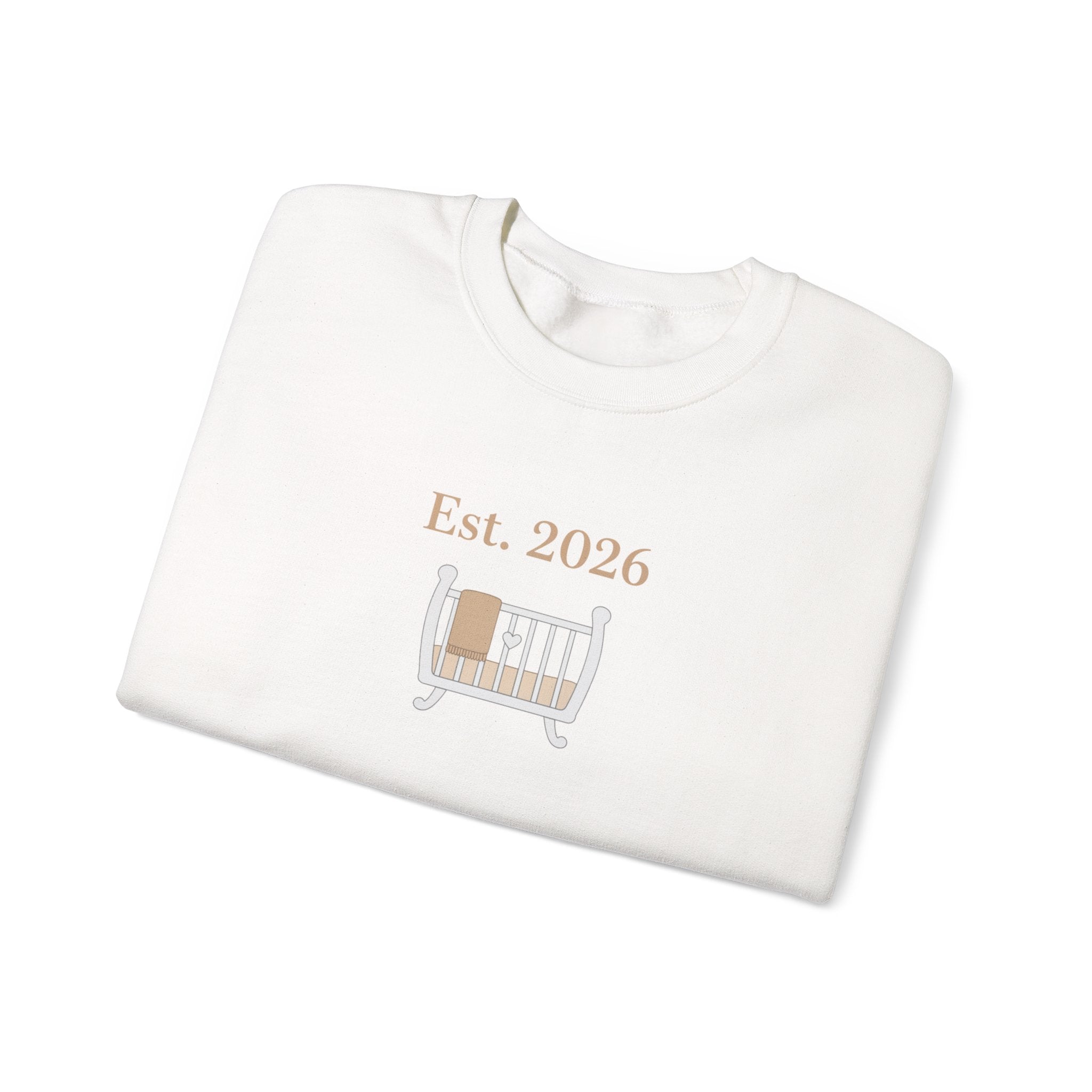 Est. 2026 New Parent Crewneck Sweatshirt | New Dad Est 2026
