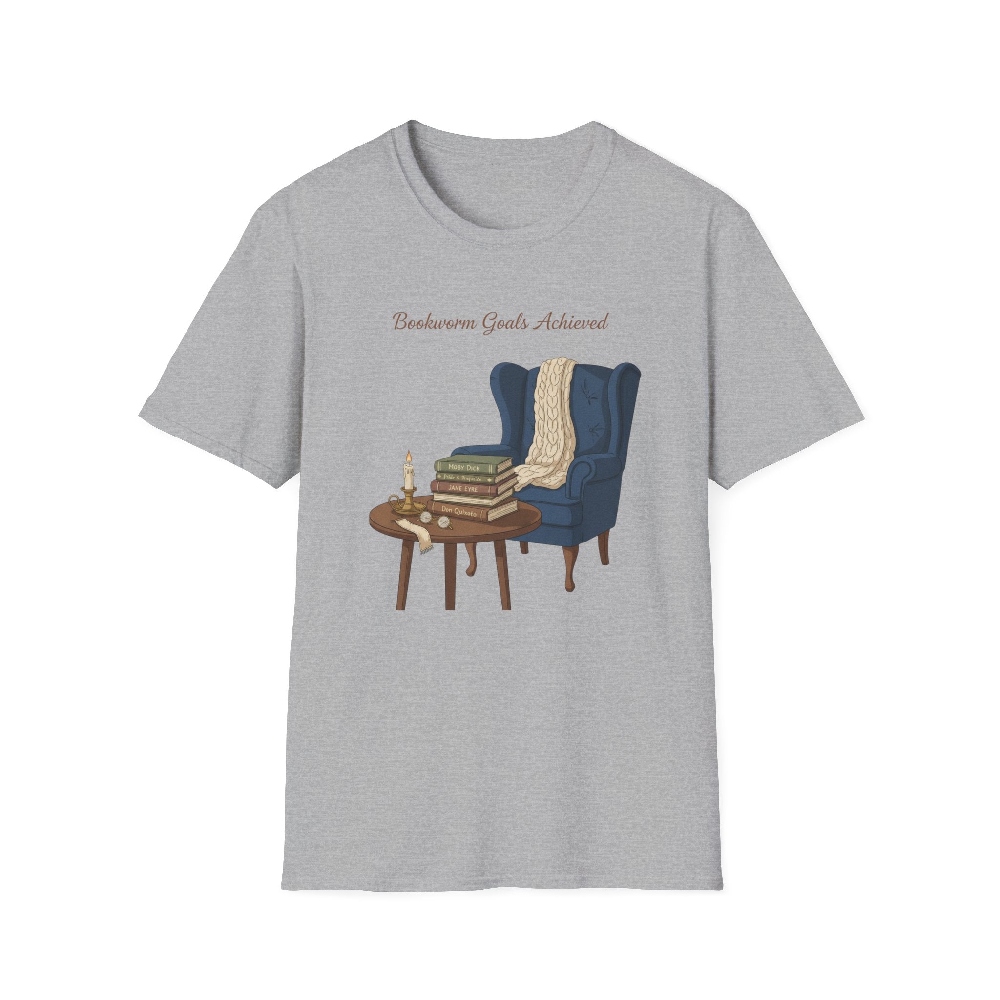 Bookworm Goals Achieved T-shirt | Reading Challenge, Cozy Library Vibes