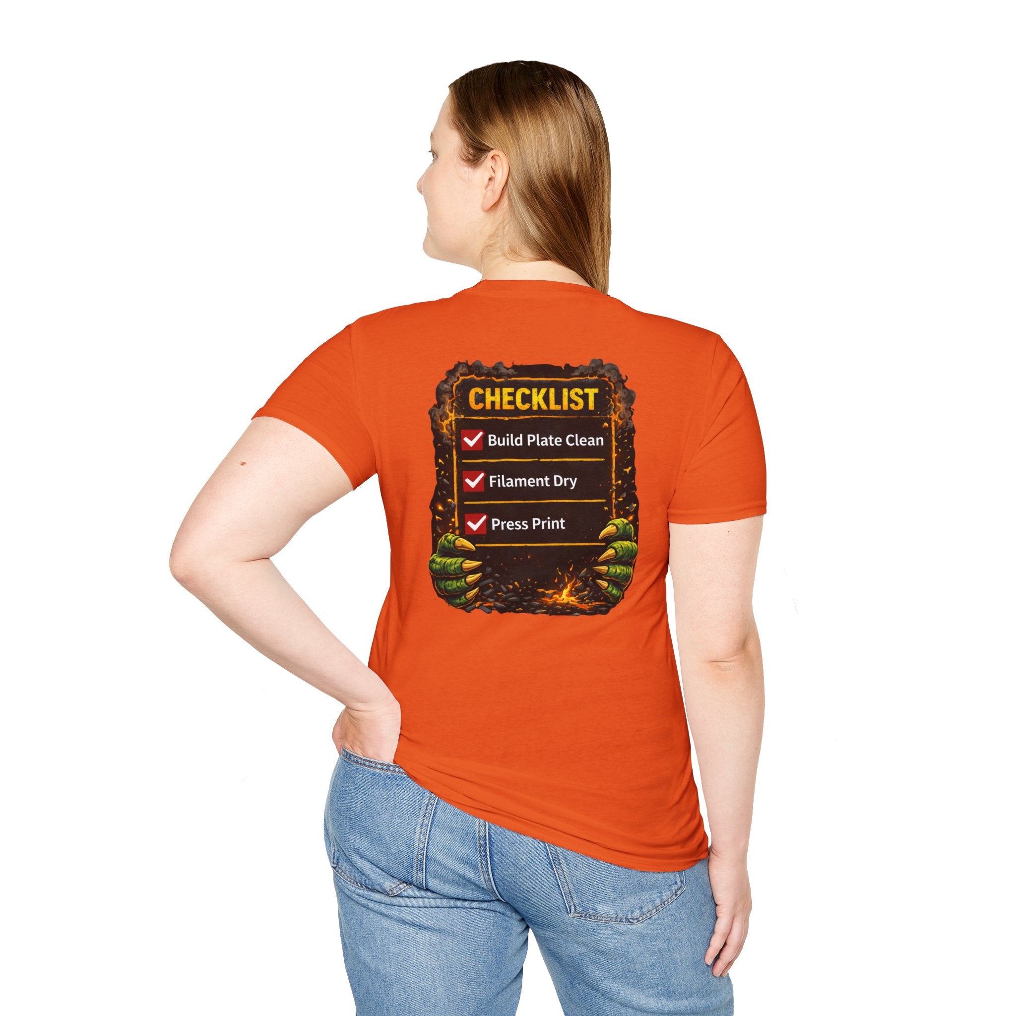 3D Printer Monster I'm Crushing It T-Shirt | 3D Printing Checklist Tee