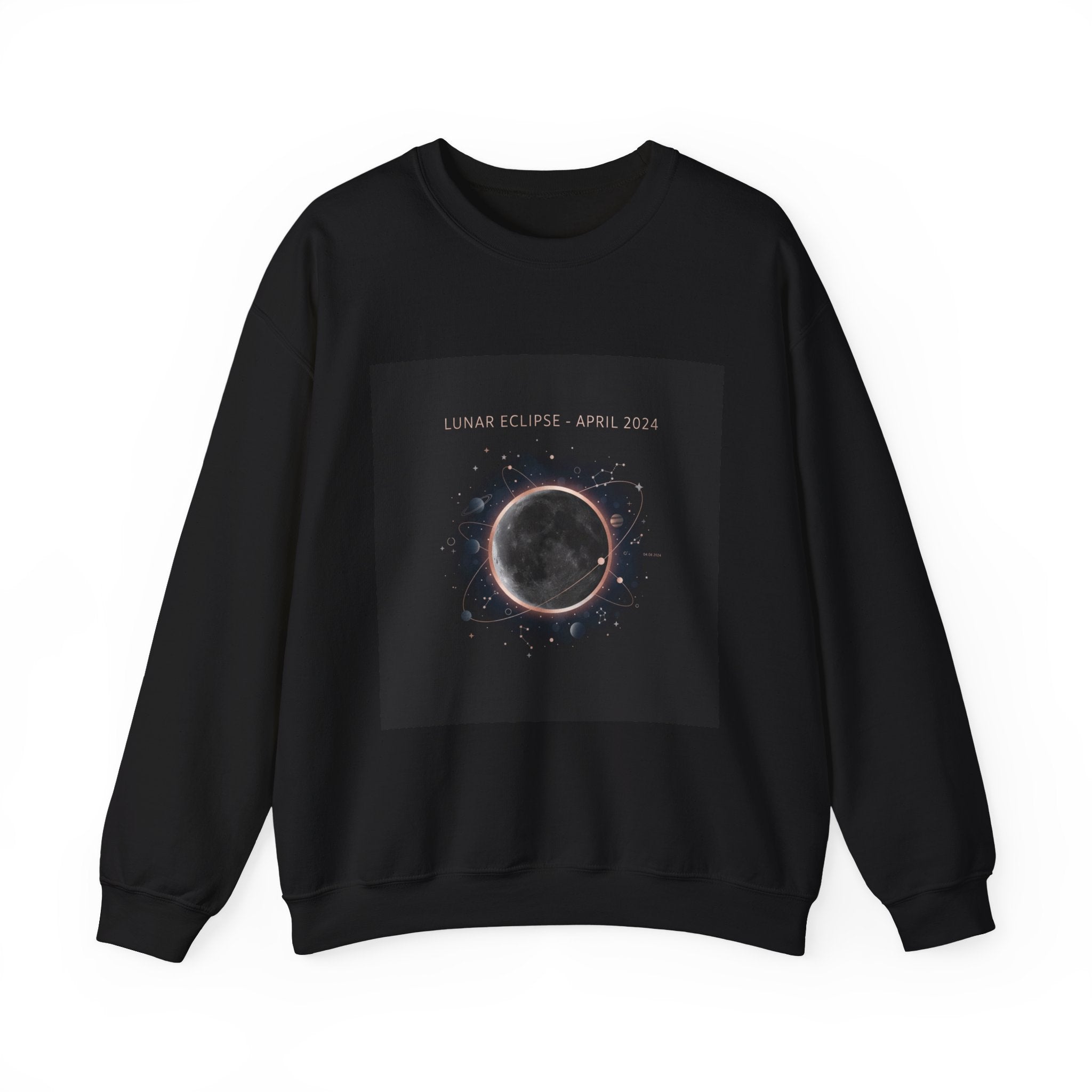 Lunar Eclipse Diagram Sweatshirt | astronomy design, star map poster