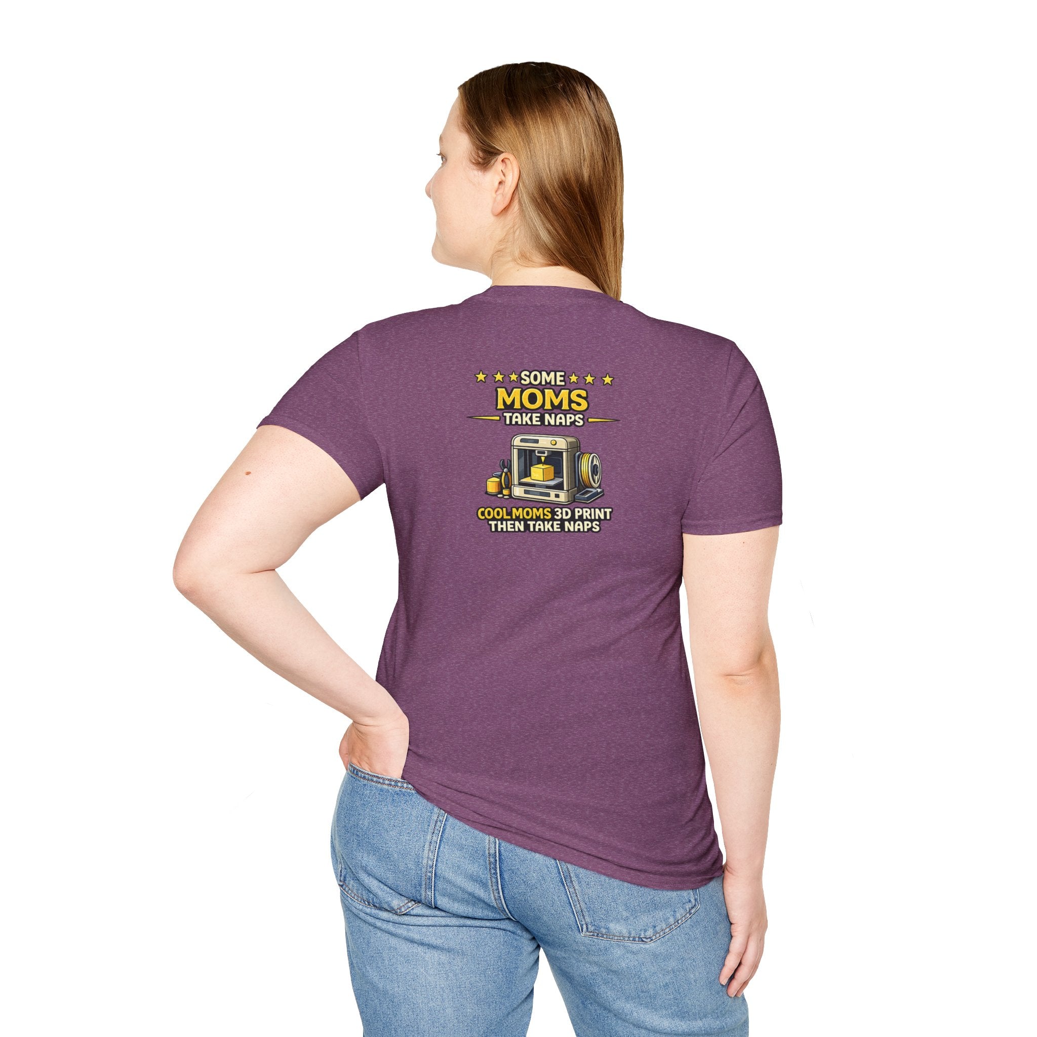 3D Printing Moms Take Naps T-Shirt | Cool Moms 3D Print Then Take Naps