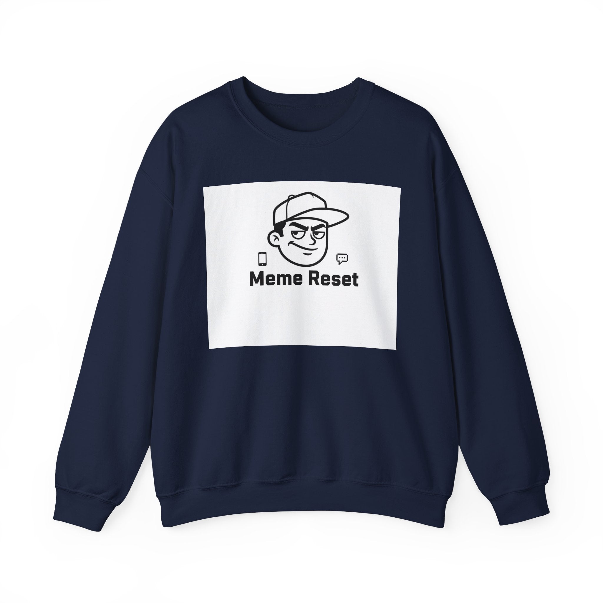 Meme Reset Crewneck Sweatshirt | internet nostalgia, throwback memes