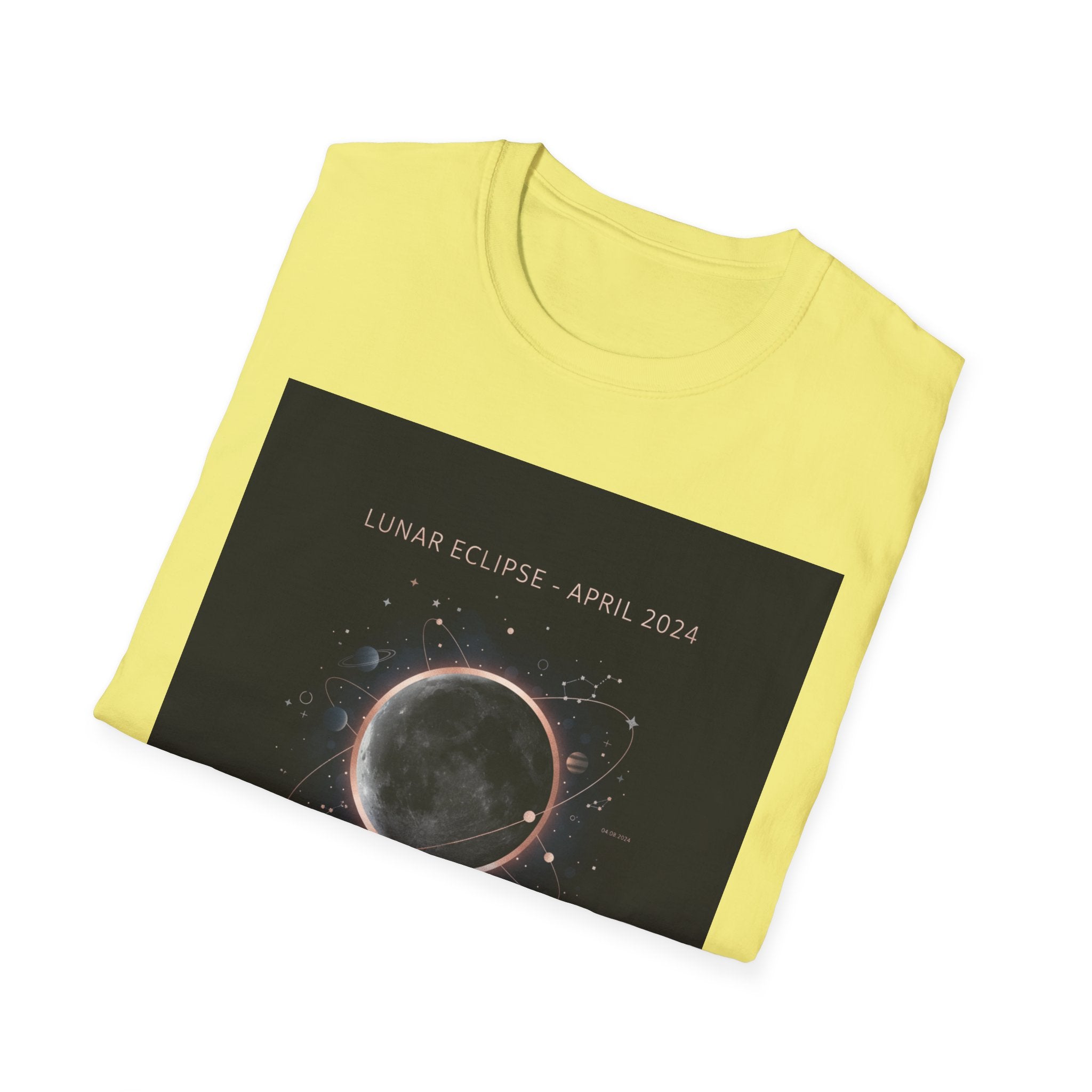 Lunar Eclipse Tee | astronomy design, star map poster