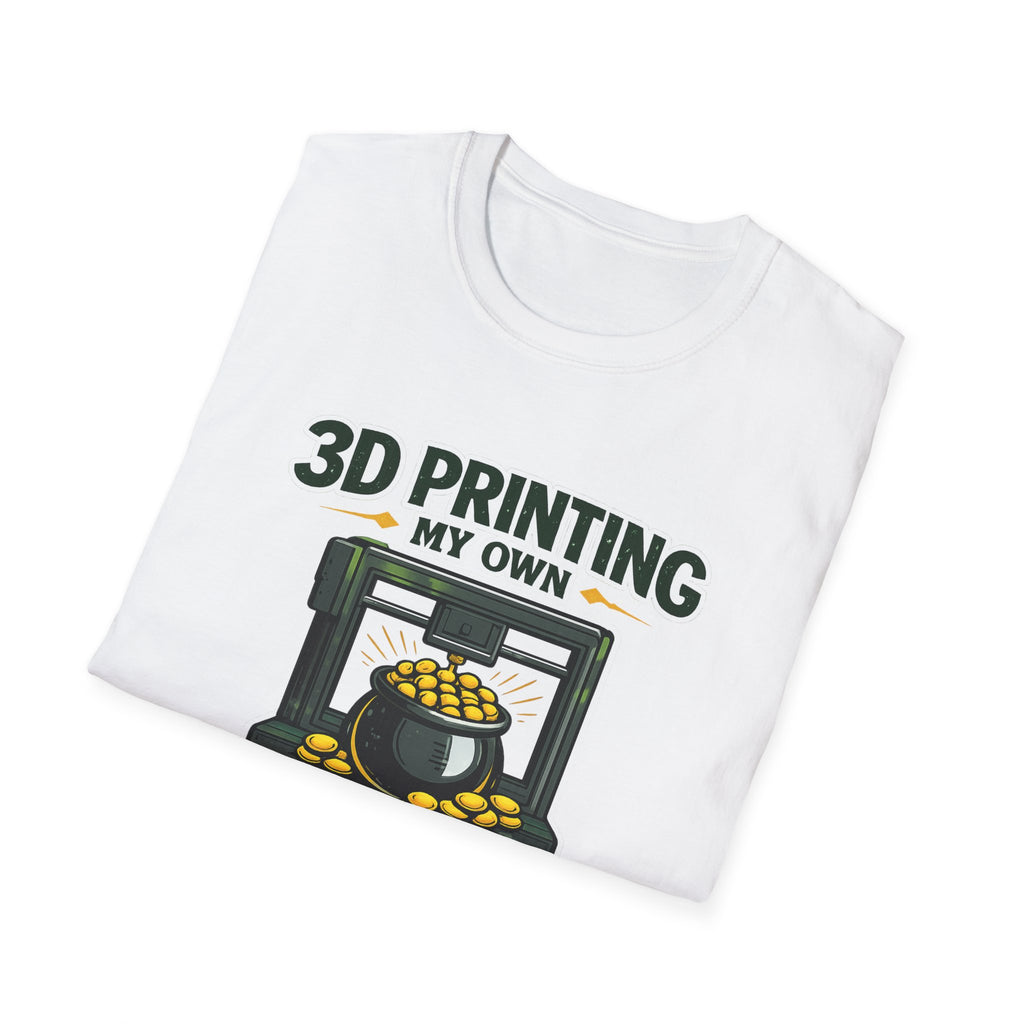 3D Printing My Pot of Gold T-Shirt | Funny Maker St. Patrick’s Day Tee | 3D Printer Shamrock Graphic