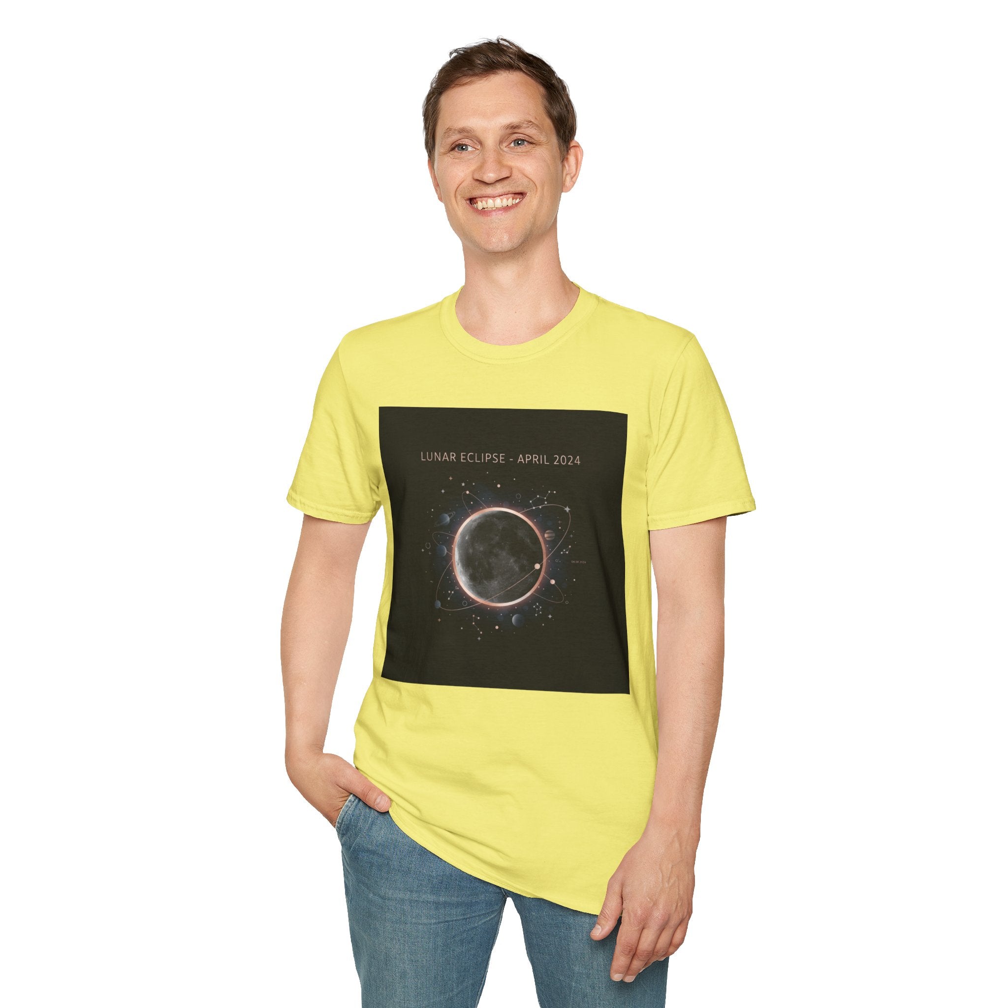 Lunar Eclipse Tee | astronomy design, star map poster