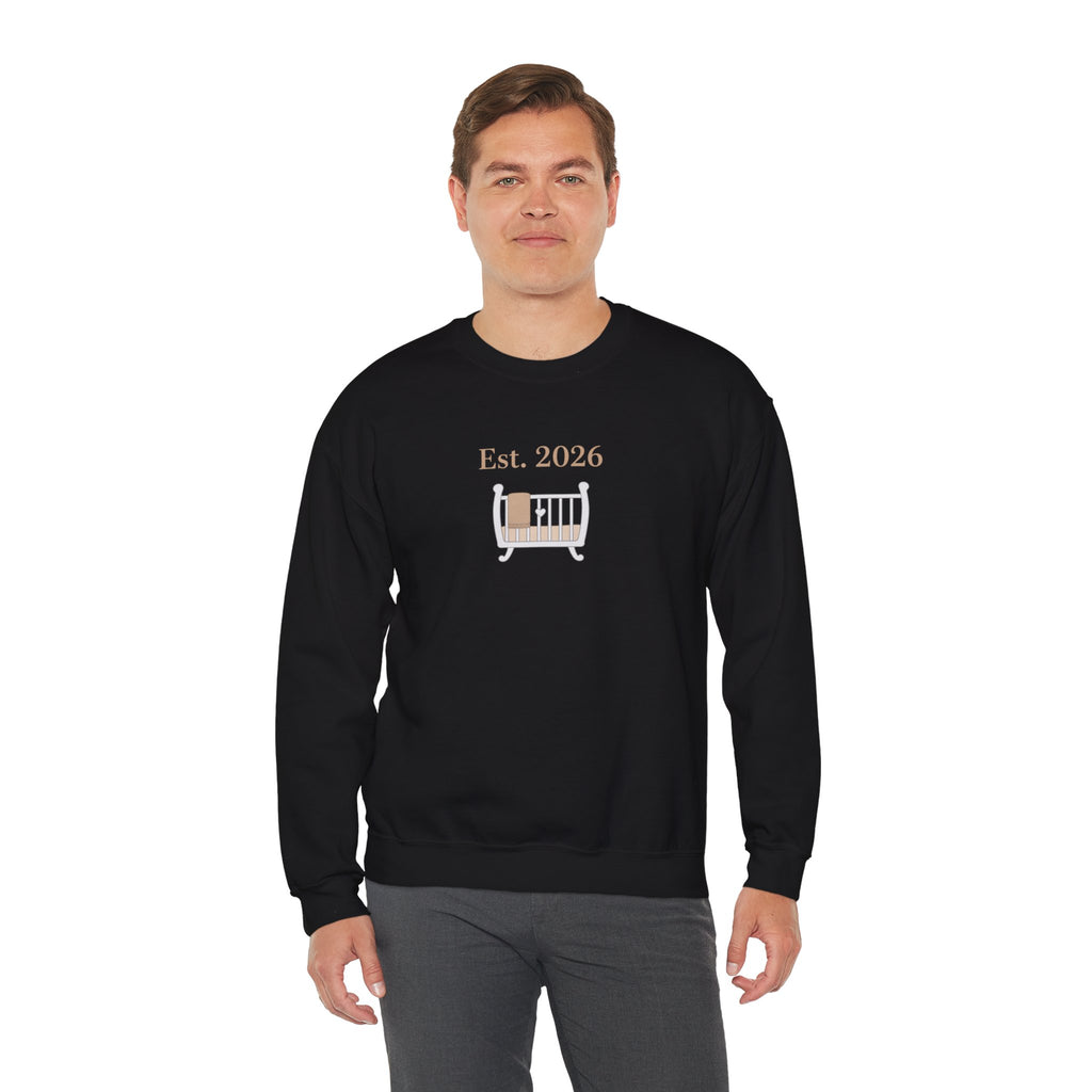 Est. 2026 New Parent Crewneck Sweatshirt | New Dad Est 2026