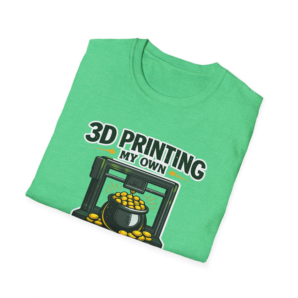 3D Printing My Pot of Gold T-Shirt | Funny Maker St. Patrick’s Day Tee | 3D Printer Shamrock Graphic