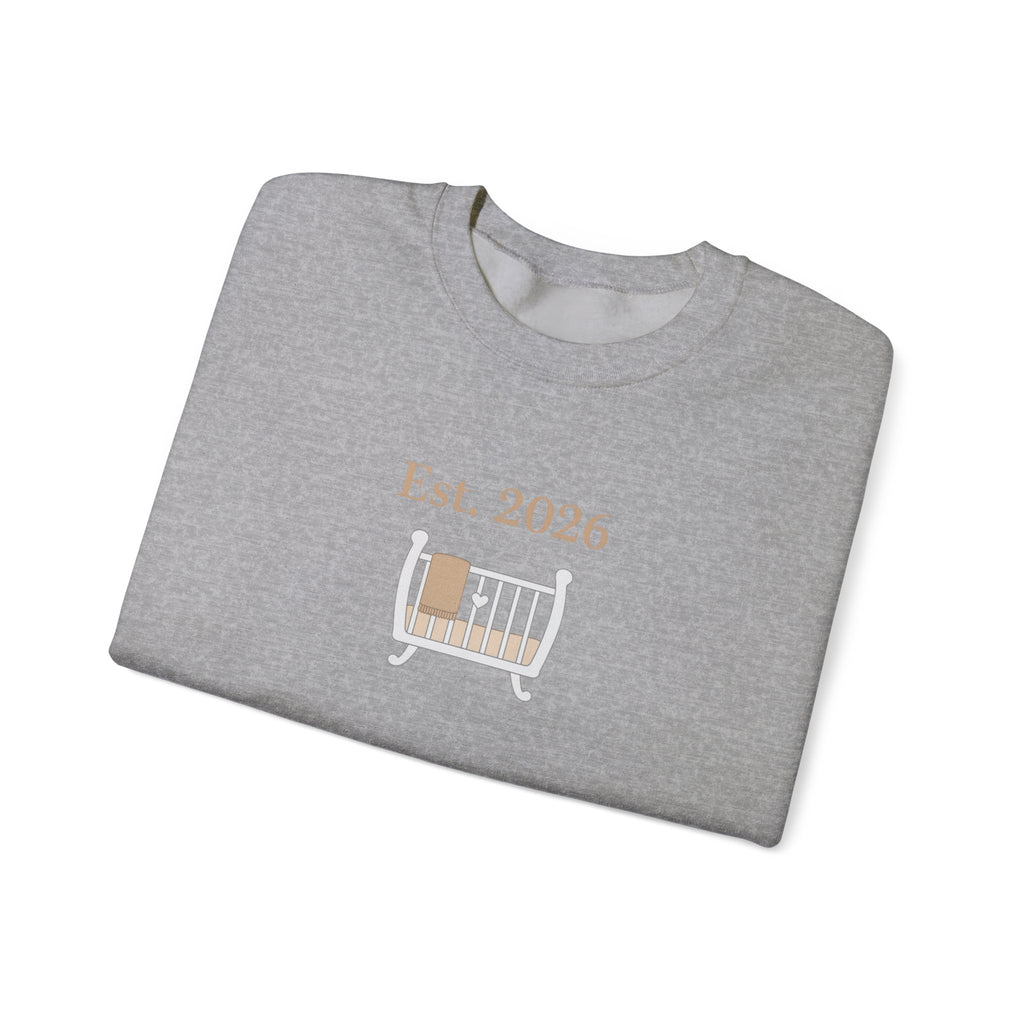 Est. 2026 New Parent Crewneck Sweatshirt | New Dad Est 2026