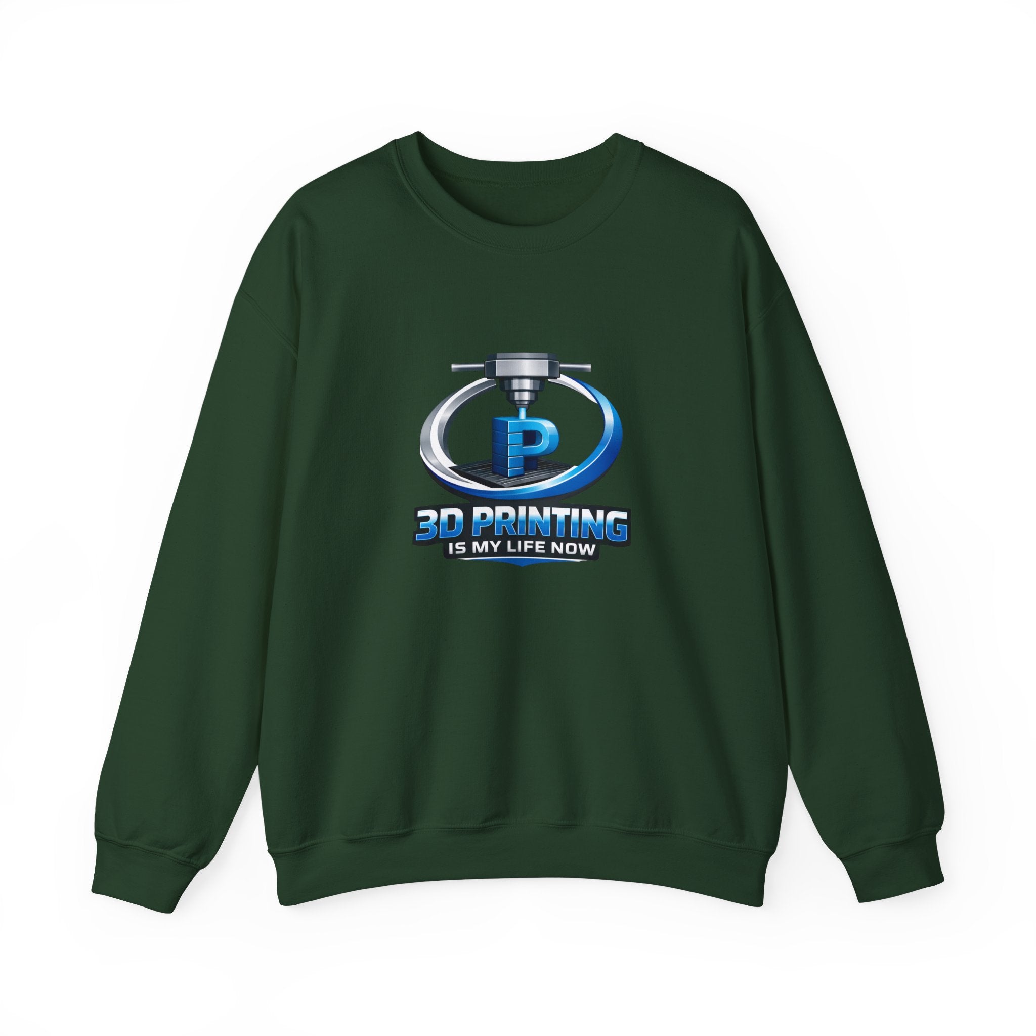3D Printing Is My Life Now Sweatshirt | 3D Printer Logo Crewneck