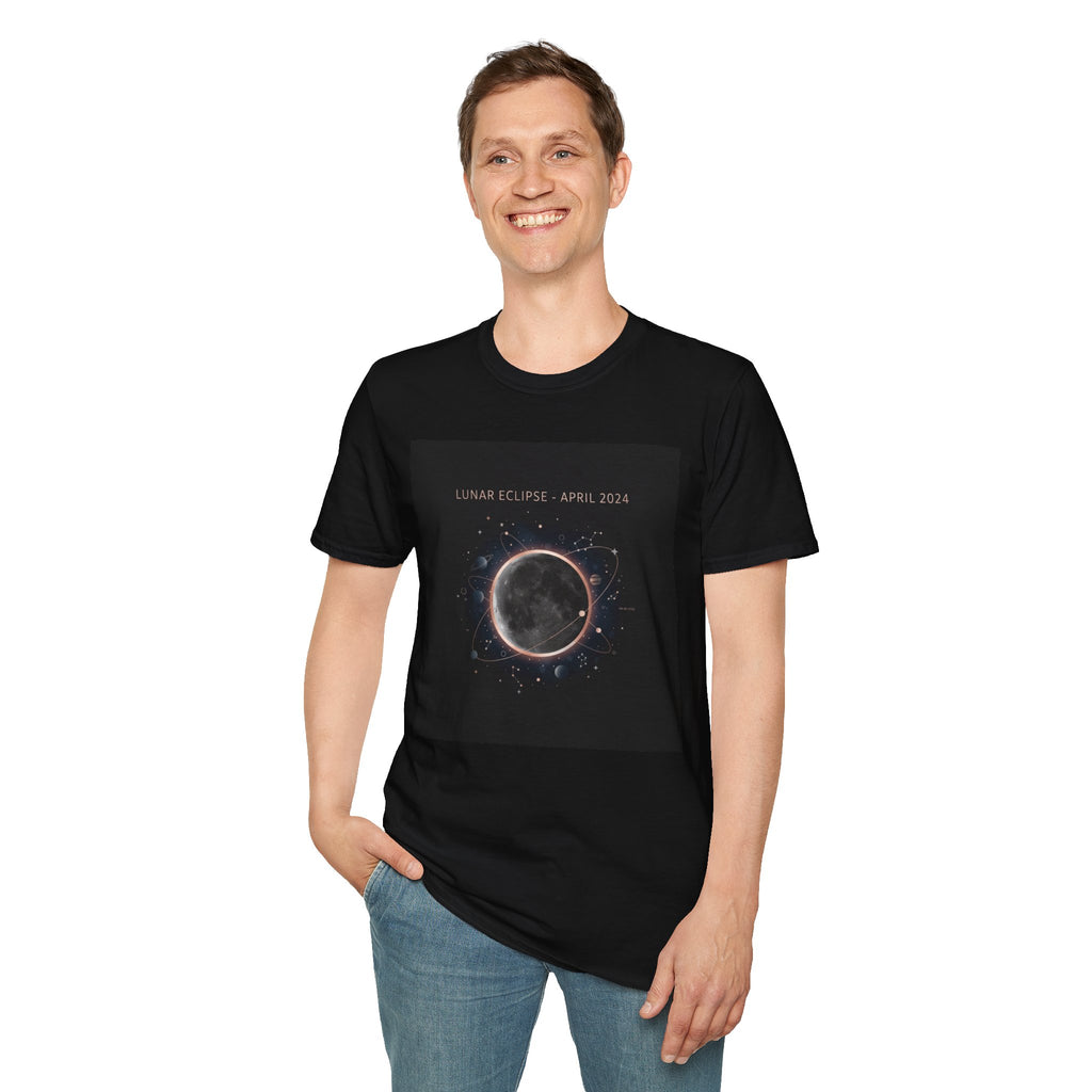 Lunar Eclipse Tee | astronomy design, star map poster