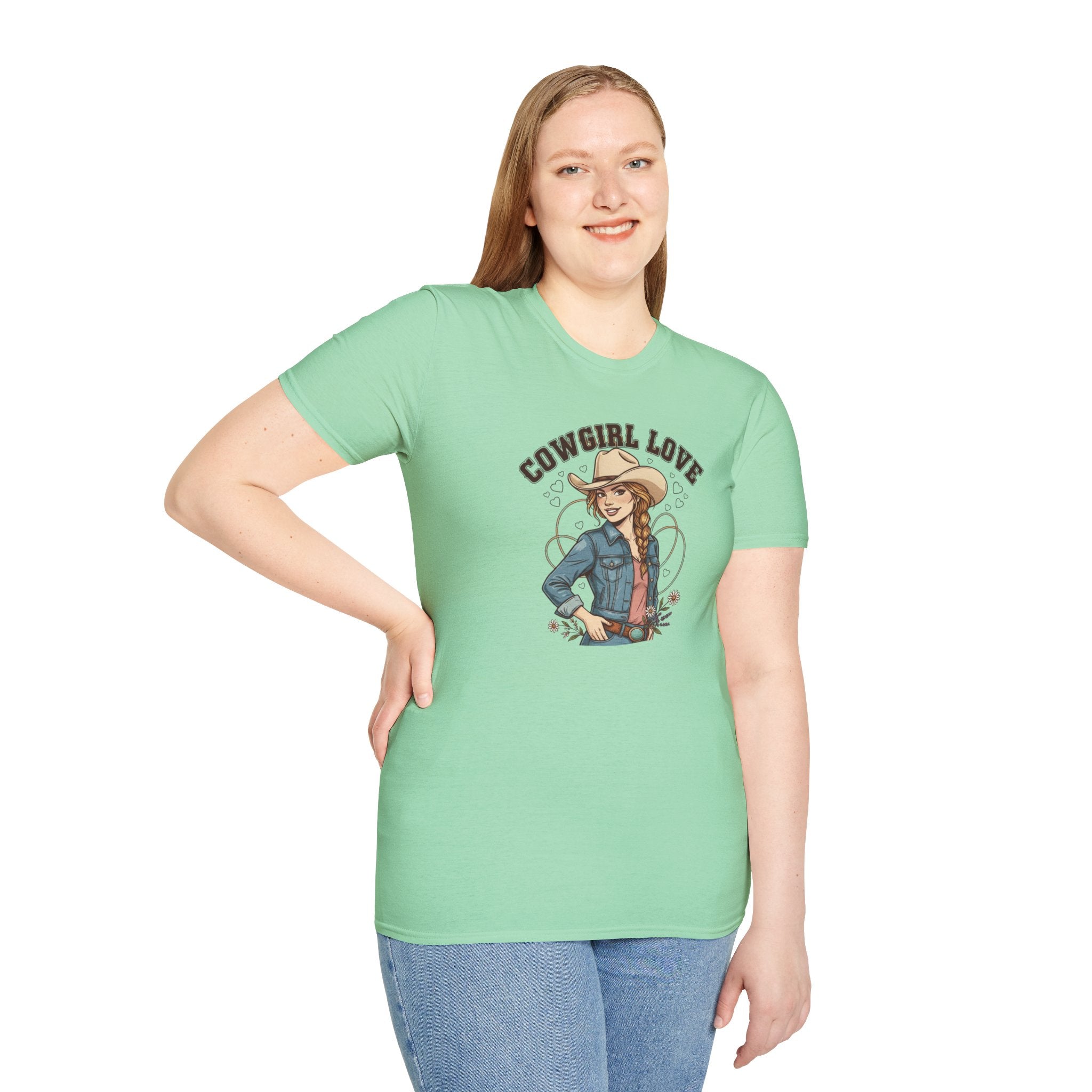 Cowgirl Love Tee | Western Valentine cowboy valentine, boot heart design
