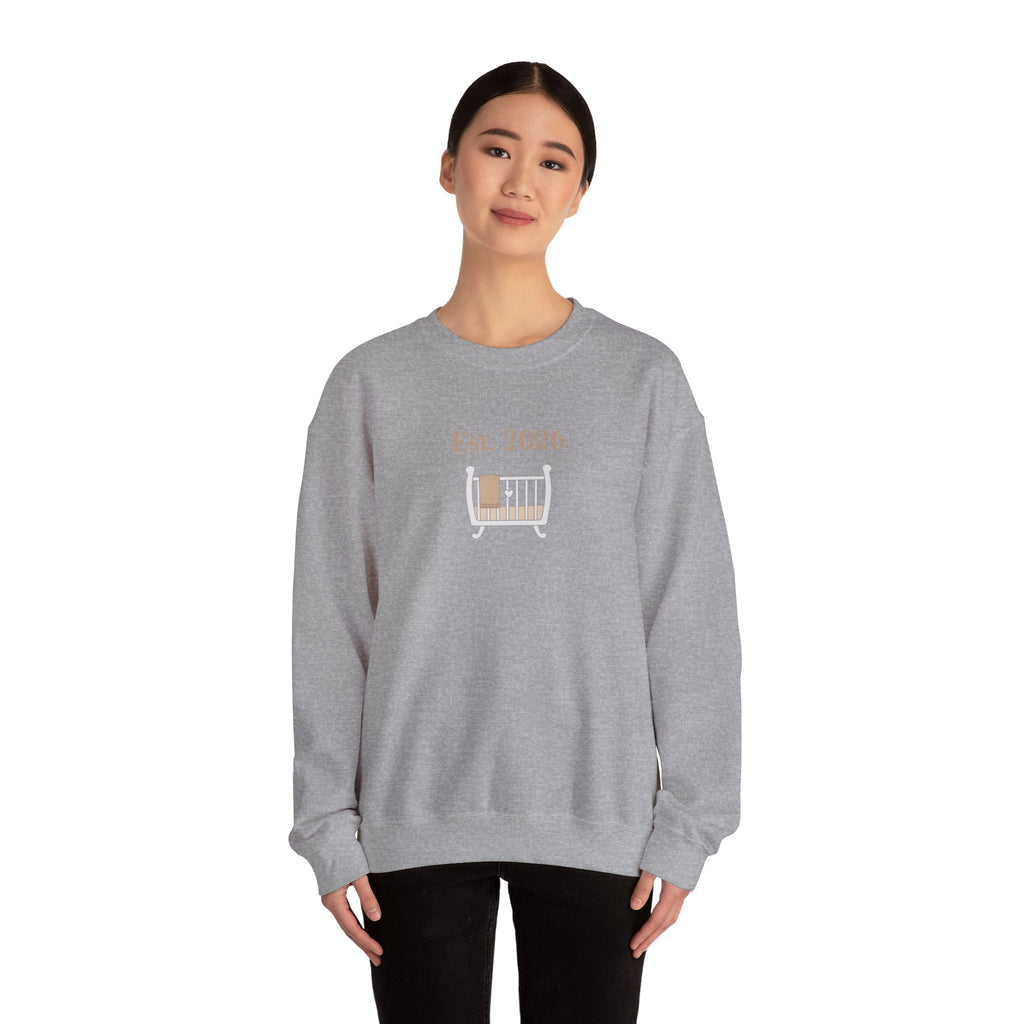 Est. 2026 New Parent Crewneck Sweatshirt | New Dad Est 2026